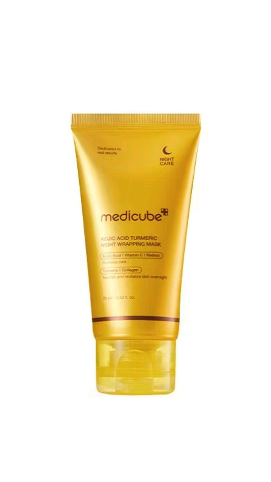 medicube Kojic Acid Turmeric Overnight Wrapping Peel Off Mask