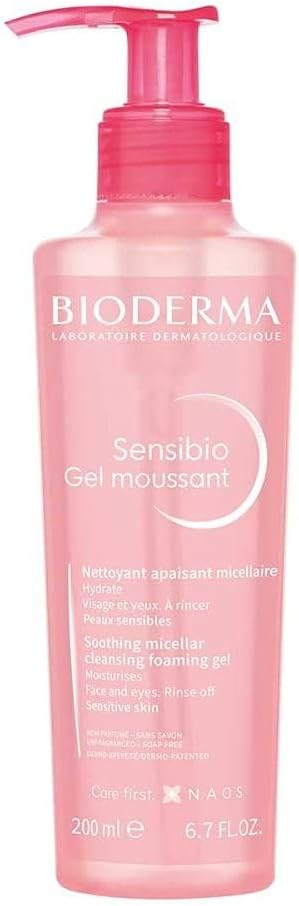 Bioderma Sensibio Gel Moussant Cleanser For Sensitive Skin 200ML