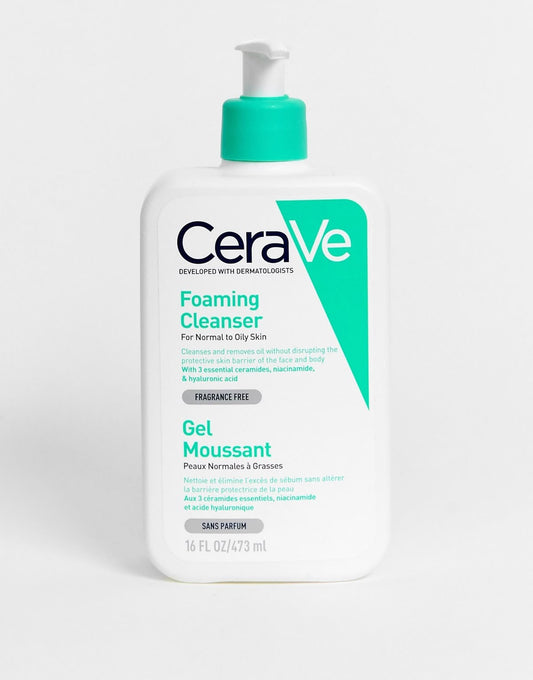 Cerave foaming cleanser for normal to oily skin 473ml