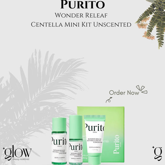 Purito SEOUL, Wonder Releaf Centella Mini Kit Unscented