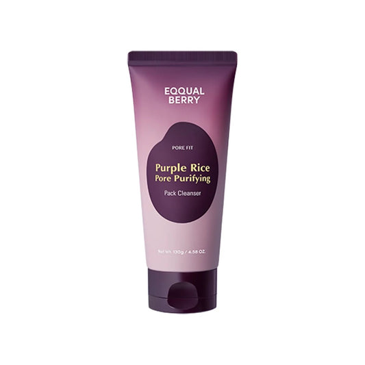 Eqqualberry Purple Rice Pore Pack Cleanser 130ml