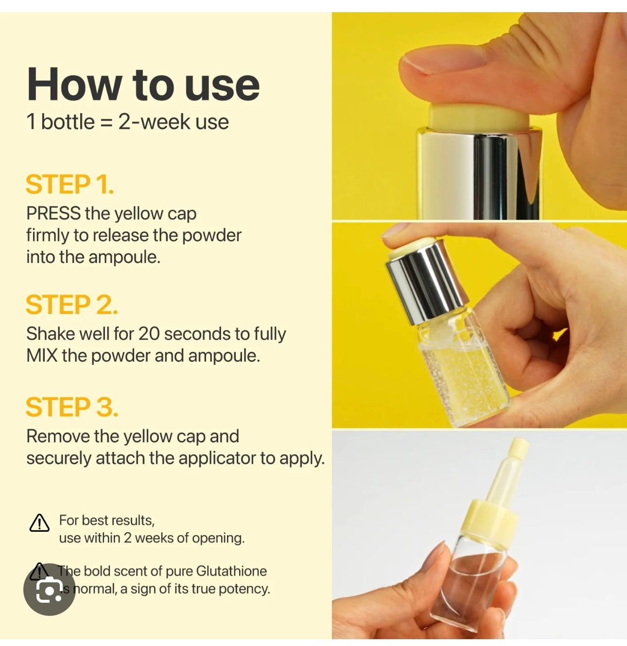 numbuzin No.5 Glutathione TXA Advanced Dark Spot Ampoule Concentrate