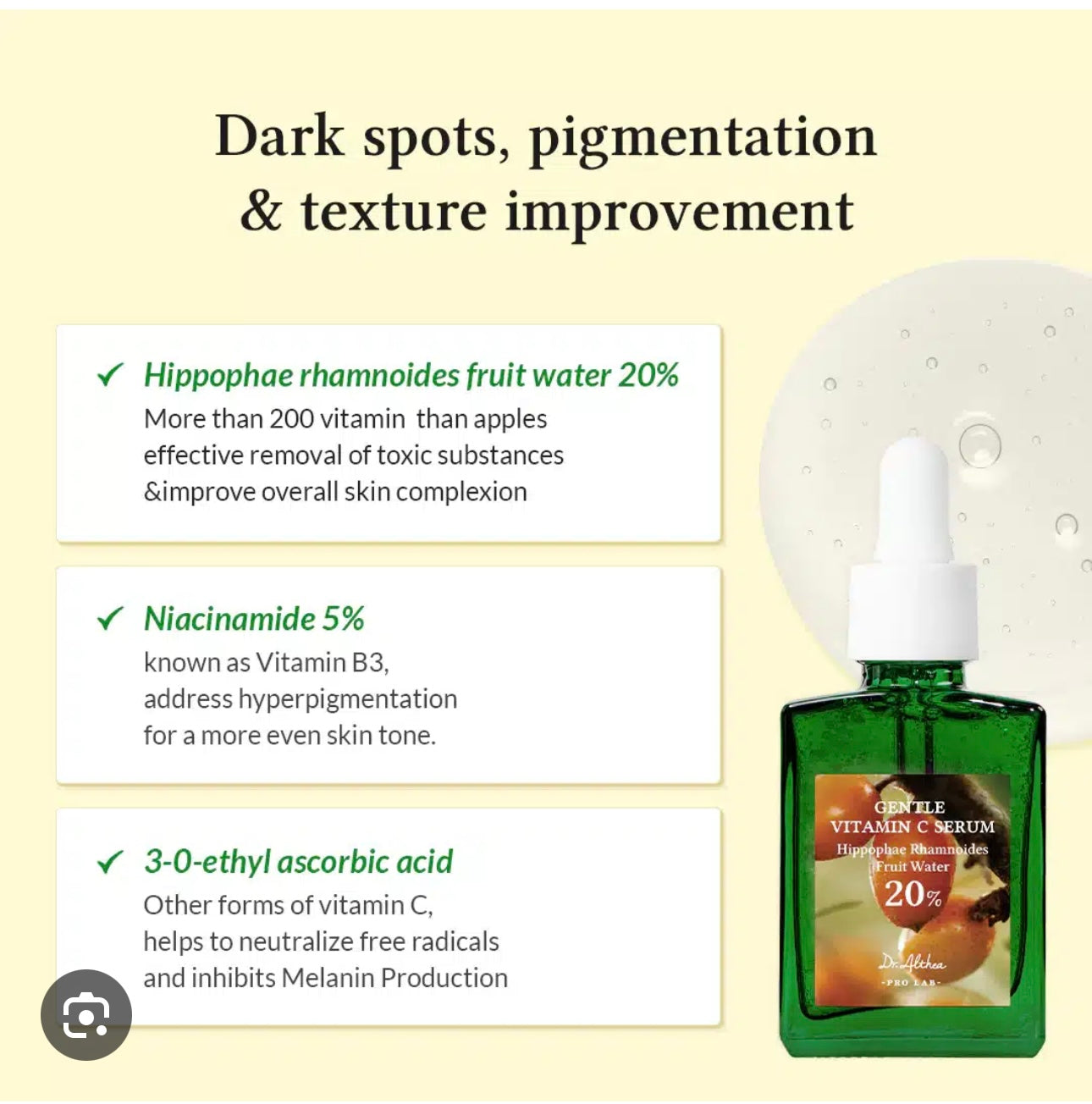 Dr. Althea - Gentle Vitamin C Serum 20% 30ML