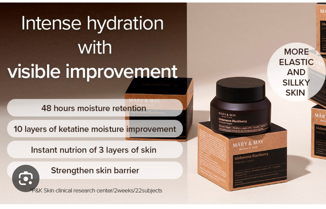 Mary&May - Idebenone Blackberry Intense Cream 70g