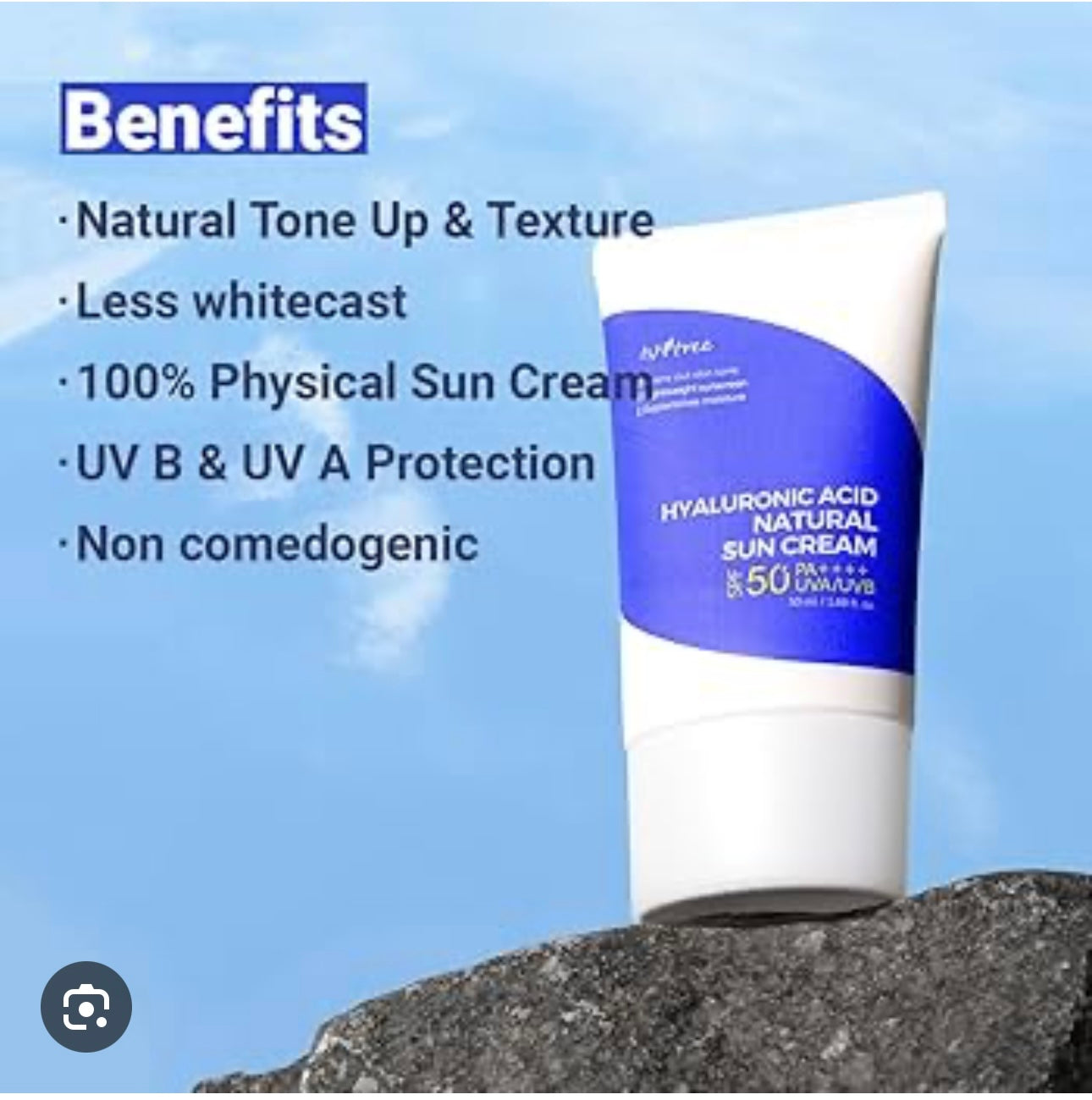 Isntree - Hyaluronic Acid Natural Sun Cream