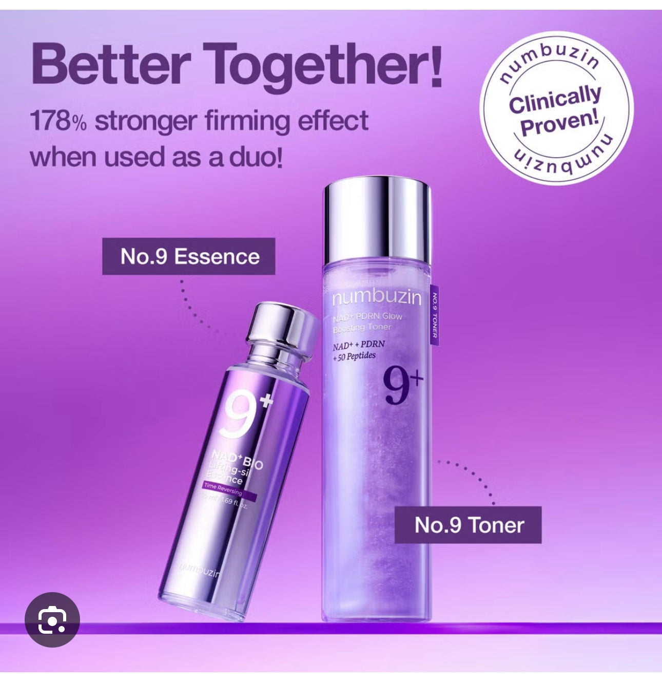 Numbuzin - No.9 NAD+ PDRN Glow Boosting Toner 150ml