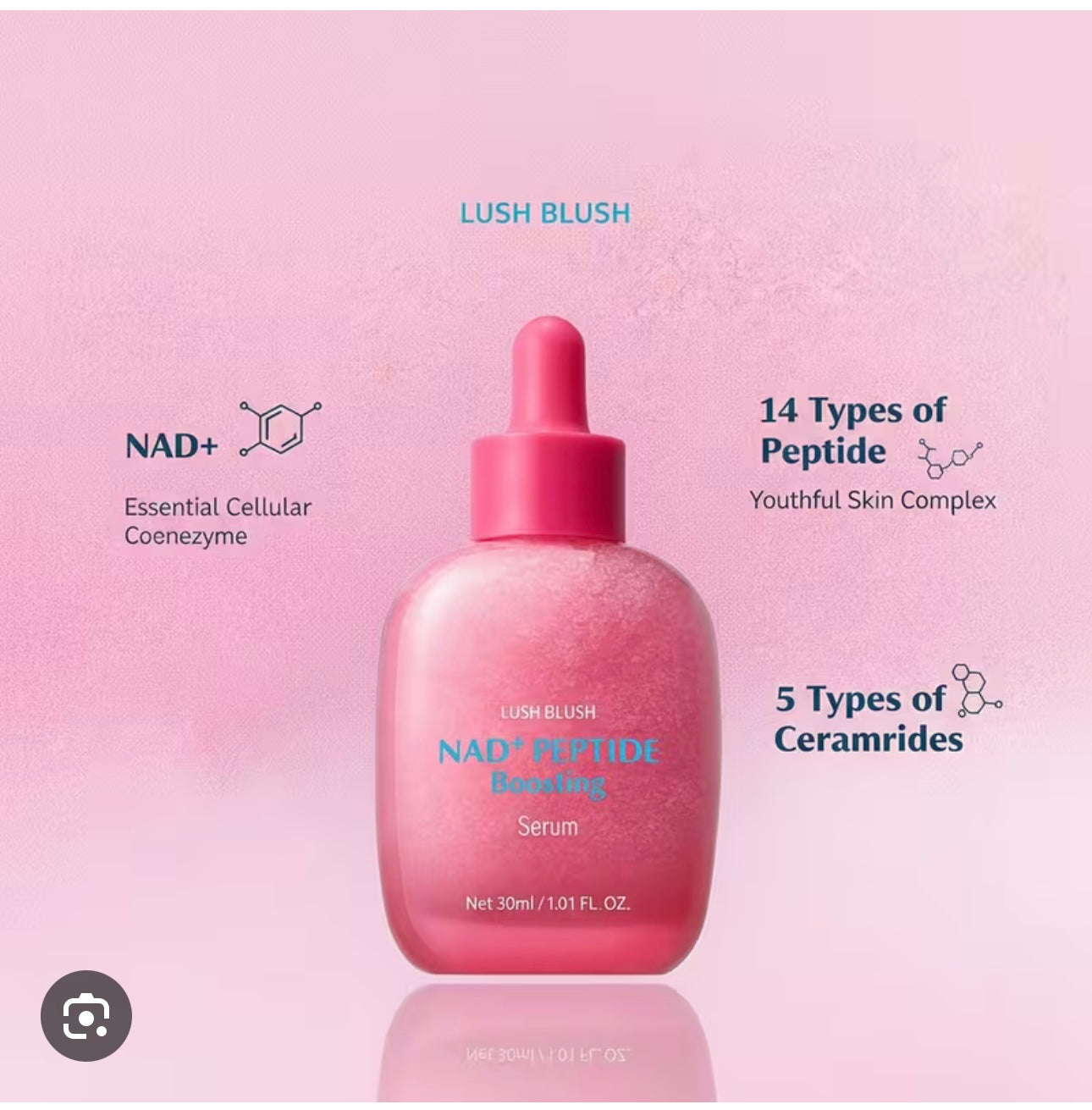 EQQUALBERRY - NAD+ Peptide Boosting Serum 30ml