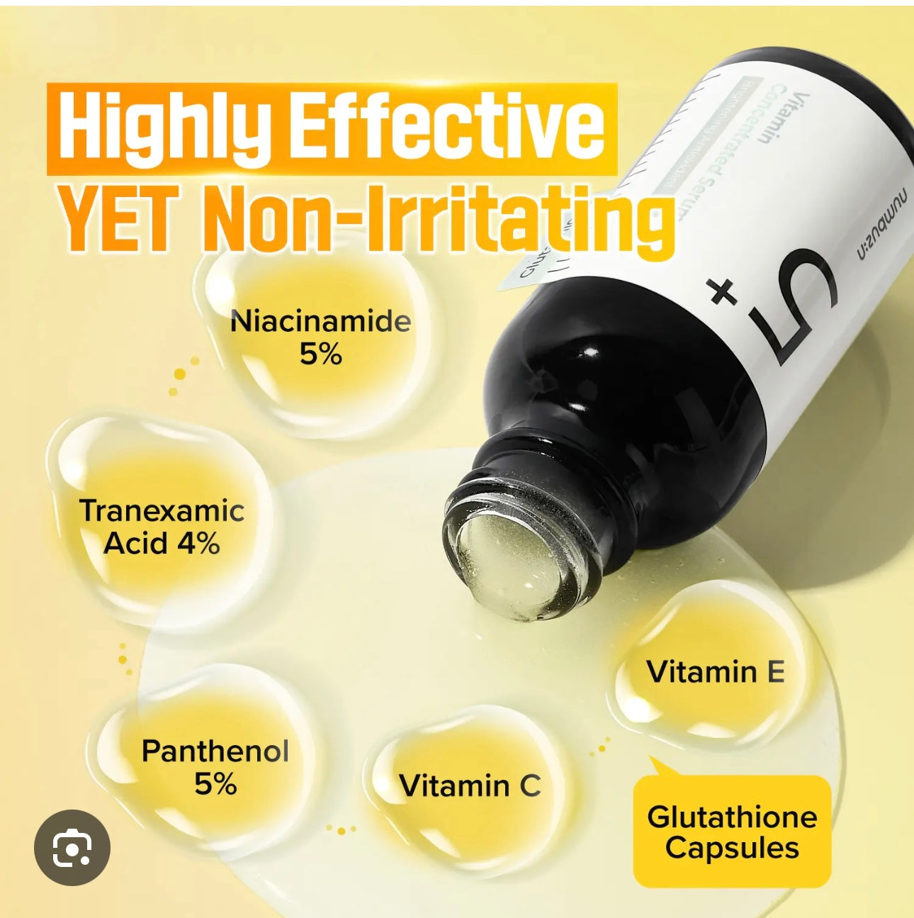 Numbuzin No.5 Glutathione vitamin concentrated serum 30ml