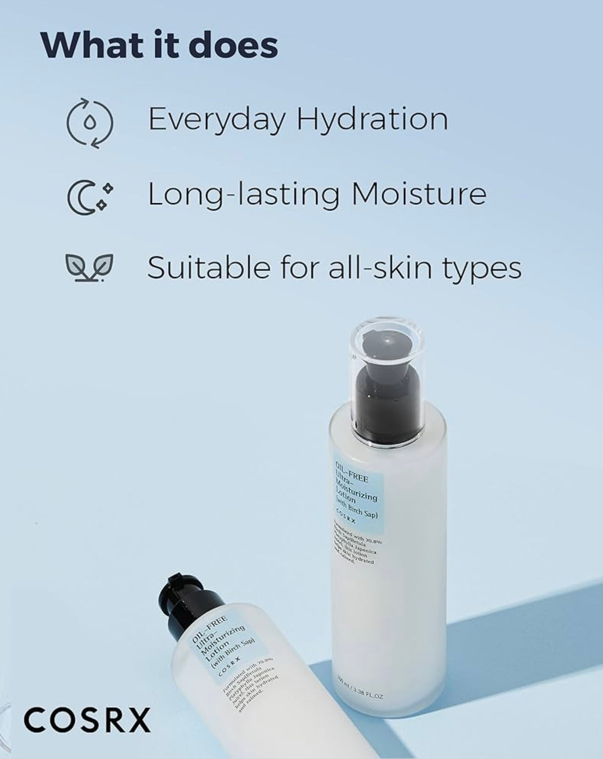COSRX - OIL-FREE ULTRA-MOISTURIZING LOTION 100ml