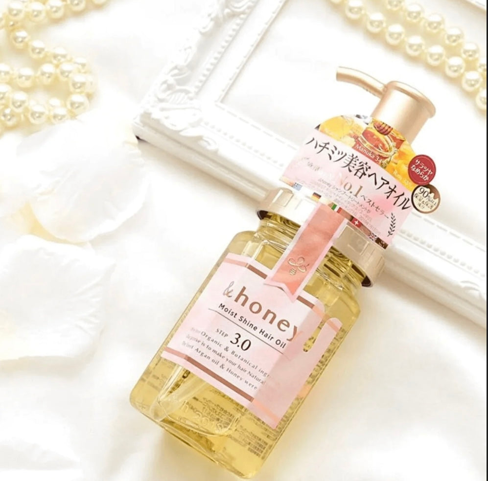 &honey moist shine hair oil
