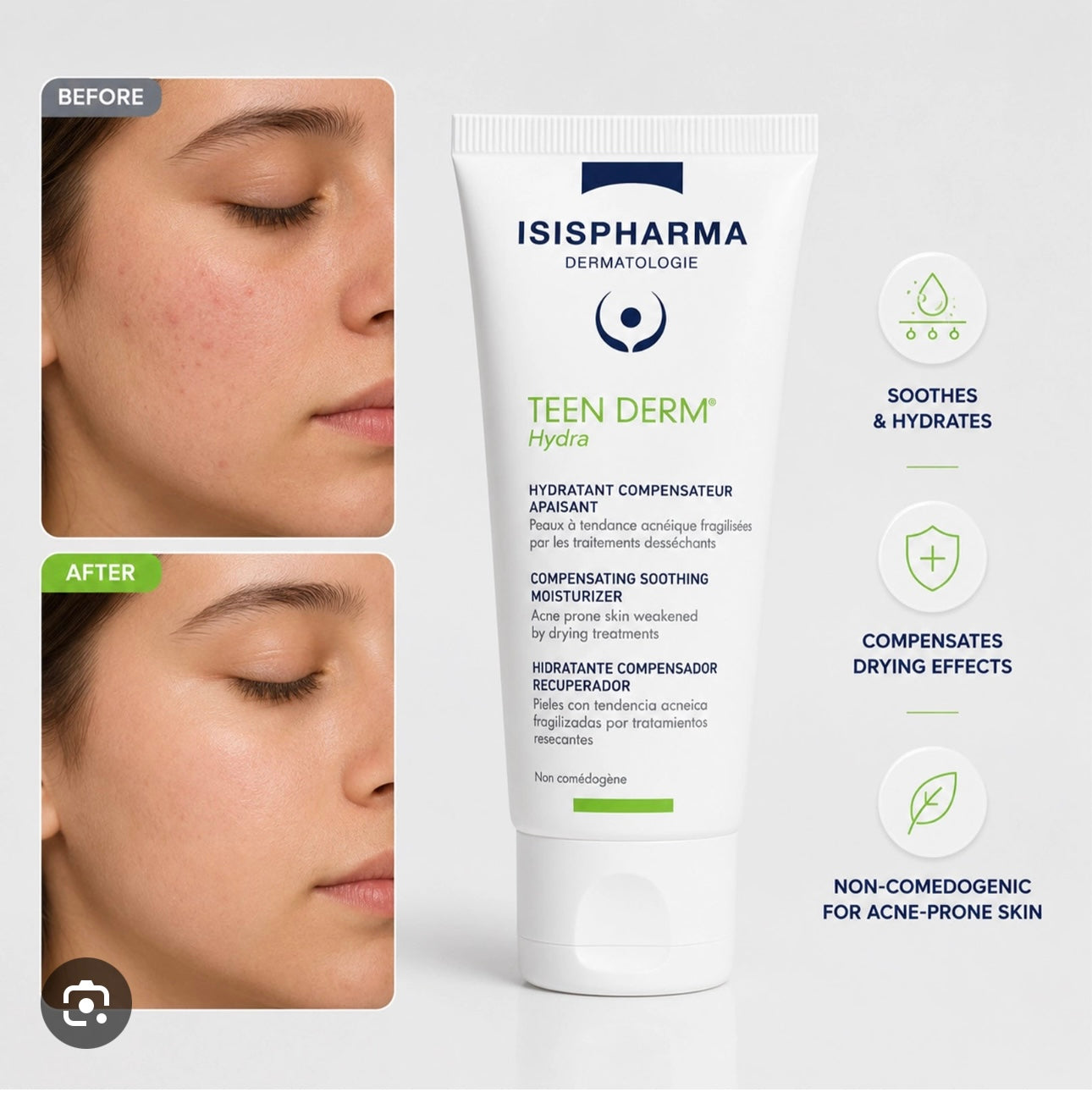 Isispharma teen derm hydra 40 ml