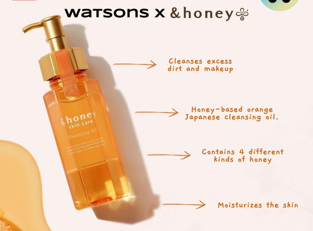 & Honey cleansing oil 180ml