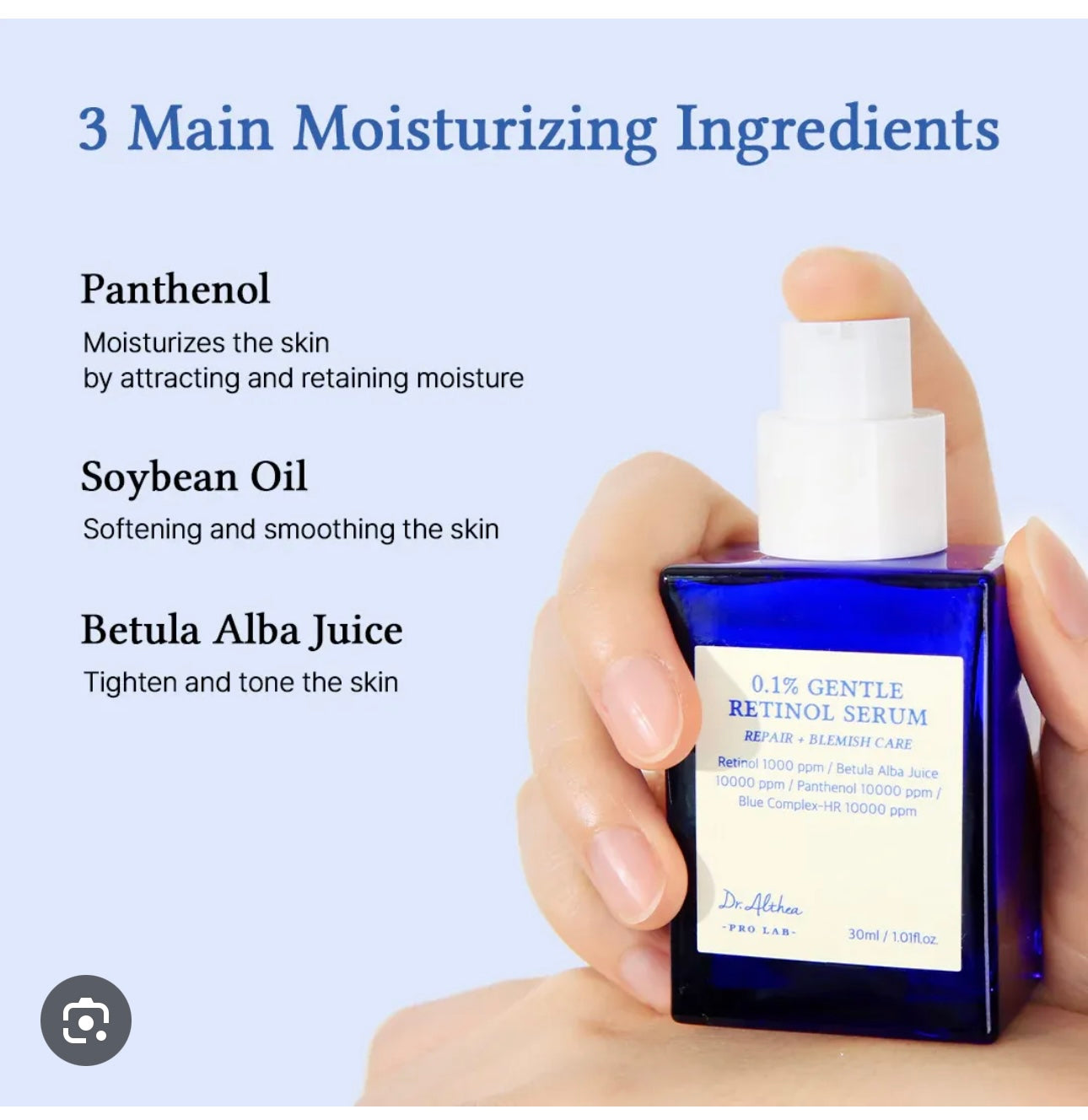 Dr. Althea 0.1% Gentle Retinol Serum