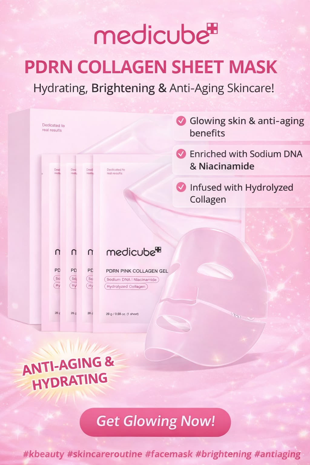 Medicube - PDRN Pink Collagen Gel Mask