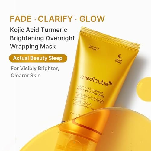 medicube Kojic Acid Turmeric Overnight Wrapping Peel Off Mask