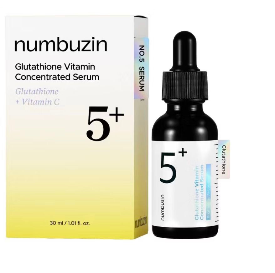 numbuzin glutathione serum Numbuzin No.5 Glutathione vitamin concentrated serum 30ml – Glow Cosmetics  Store