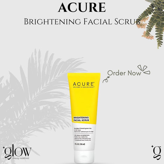 Acure Brightening Facial Scrub 118ML