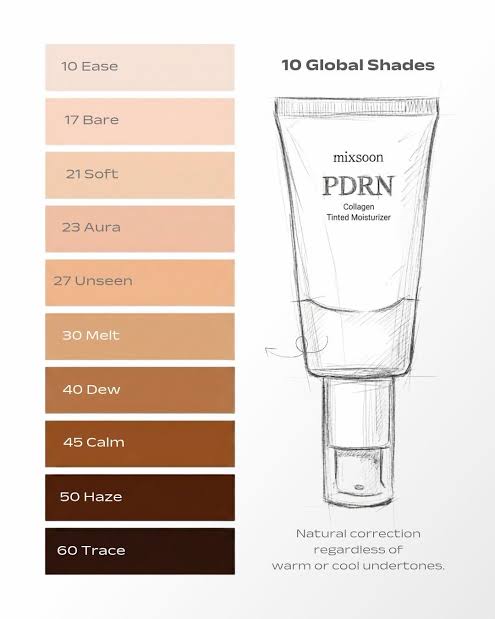mixsoon PDRN Collagen Tinted Moisturizer No. 21 Soft