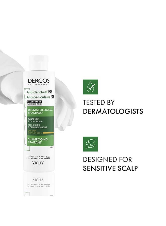 Vichy Dercos Anti-Dandruff DS Shampoo for Dry Hair 200 ml