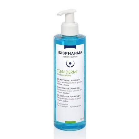 Teen Derm Sensitive Purifying Cleansing Gel - 250ml - Isis