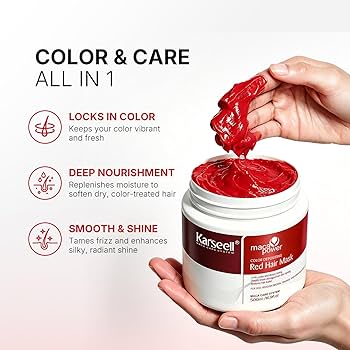 Karseell Color Depositing Red Hair Mask