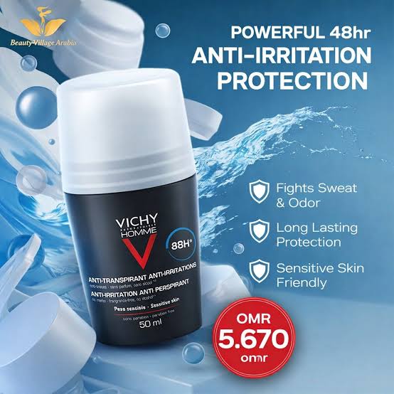Vichy 72h Anti-Perspirant Roll-On for Men 50 ml