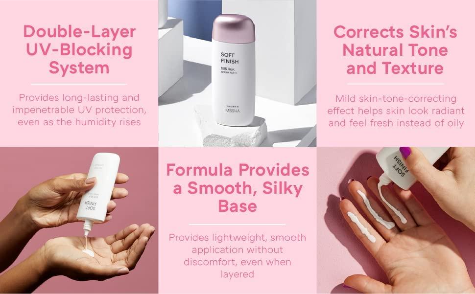 MISSHA All Around Safe Block Soft Finish Sun Milk SPF50+/PA+++ 70mL