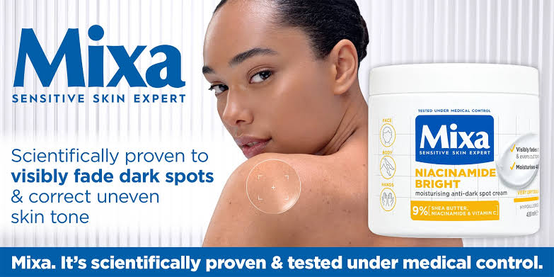 Mixa Niacinamide Bright Moisturizing Anti-Dark Spot Cream 400ml