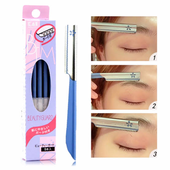 KAI Beauty Guard Facial & Eyebrow Razor (5-Pack)