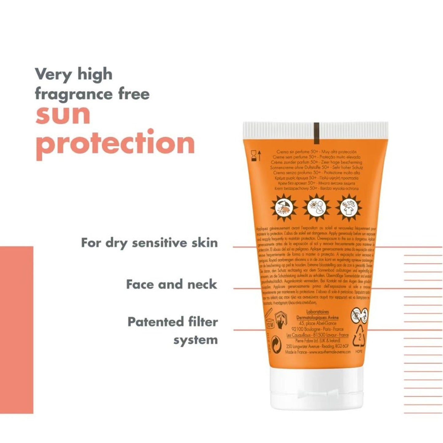 Avenue very high protection (SPF50+) Cream 50ml