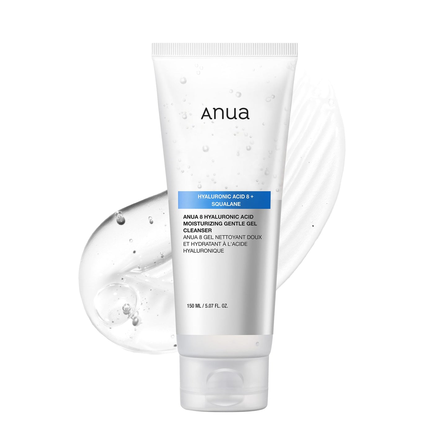 ANUA Hyaluronic Acid 8 + Squalane Gentle Gel Cleanser 150ML