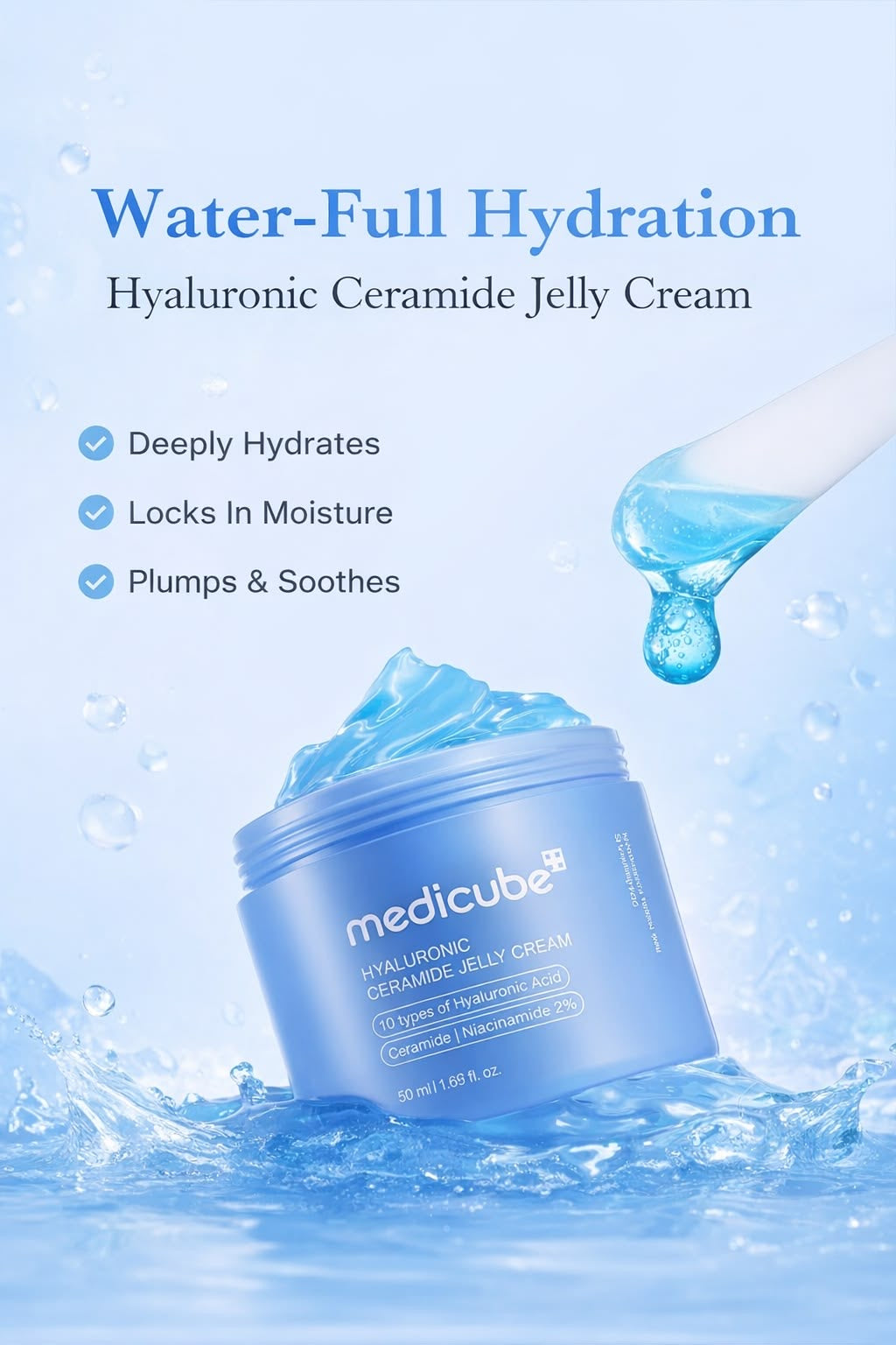 MEDICUBE Hyaluronic Ceramide Jelly Cream 50ml