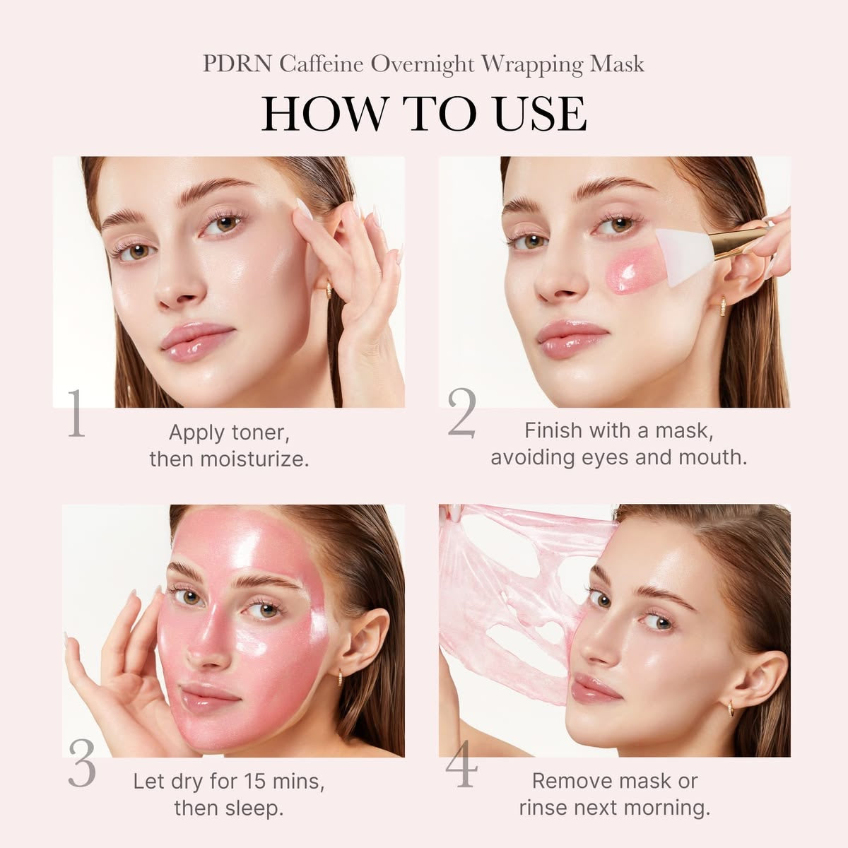 Medicube - PDRN Pink Caffeine Night Wrapping Mask 75ml