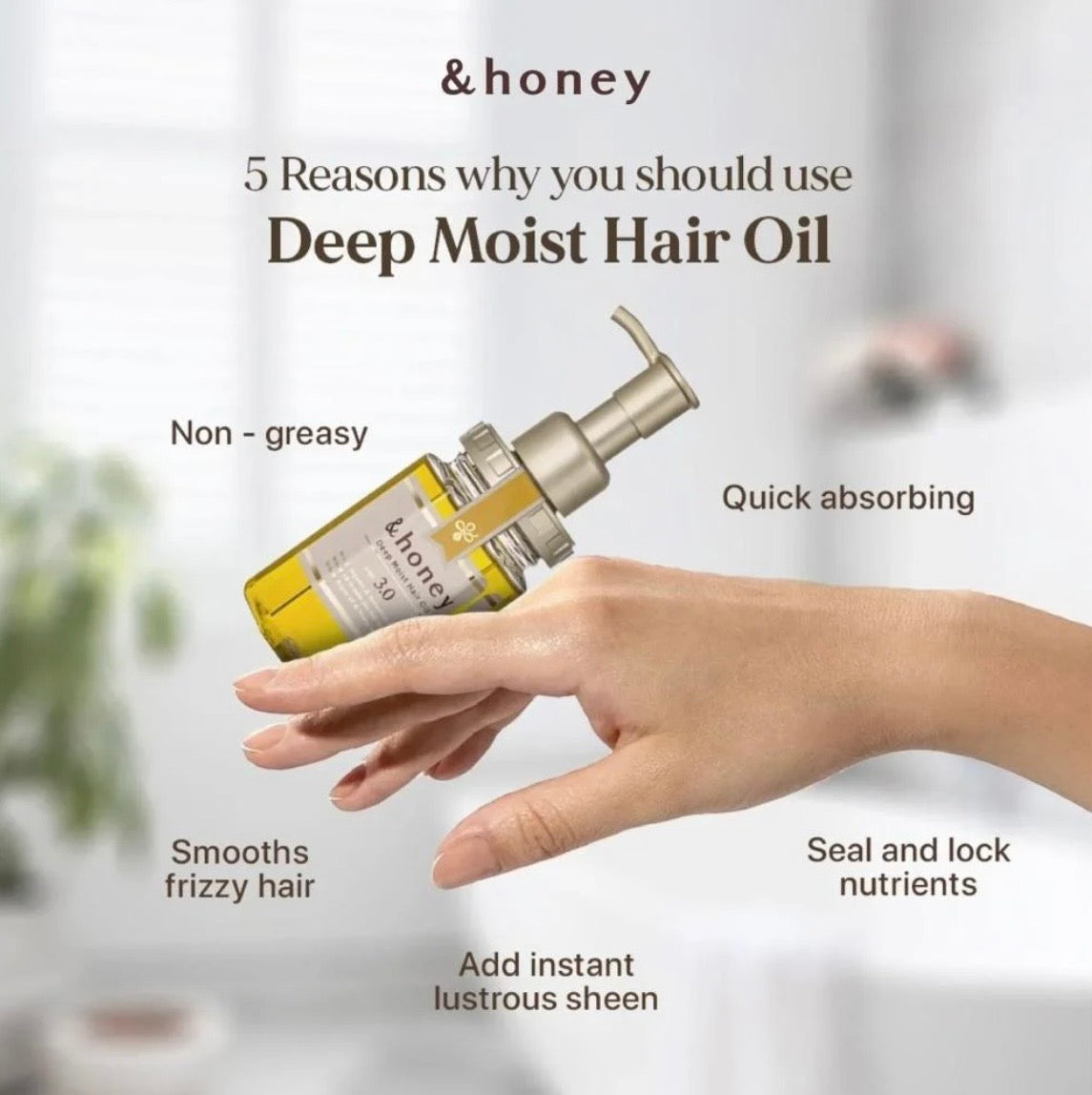 &Honey DEEP MOIST HAIR OIL 3.0
