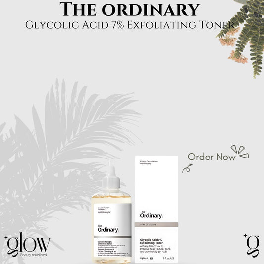 The Ordinary Glycolic Acid 7% Exfoliating Toner – 240 ml