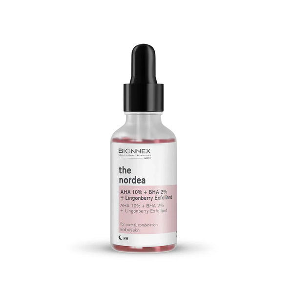 BIONNEX THE NORDIA AHA 10% +BHA 2 % + LINGONBERRY EXFOLIANTE 30 ML