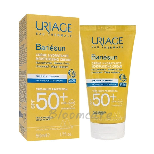 Uriage Barisun Moisturizing Cream Fragrance-Free SPF50+ 50ml