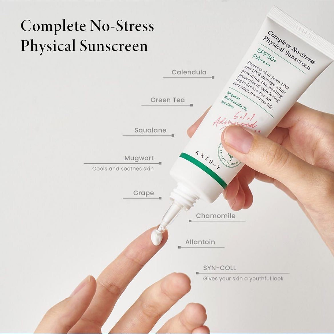 AXIS - Y - Complete No-Stress Physical Sunscreen 50ML