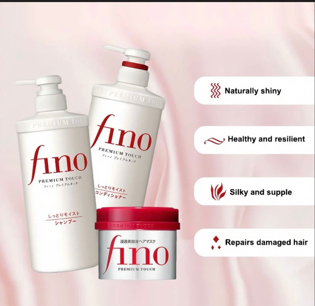 Fino Premium Touch Set
[3PCS] (shampo-conditioner-mask)✨