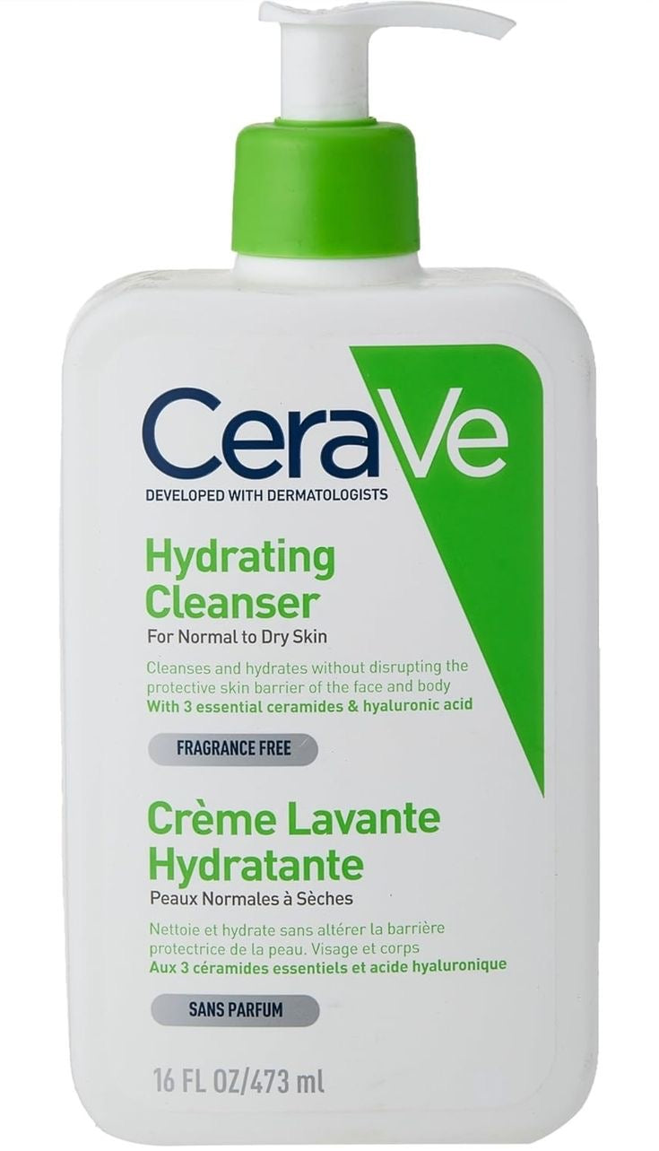 Cerave hydrating cleanser for normal to dry skin 473ml