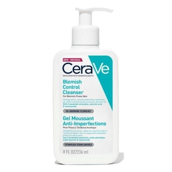 Cerave Blemish Control Face Cleanser Salicylic Acid for Blemish-Prone Skin 236ml Main image