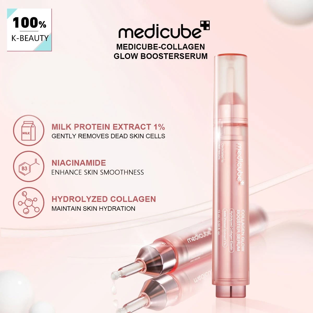 Medicube - Collagen Glow Booster Serum 15ML