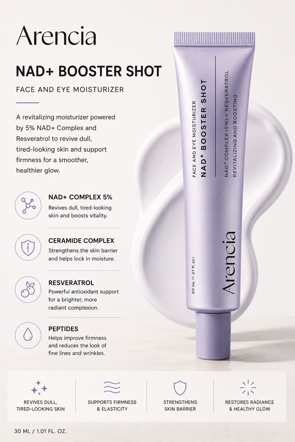 Arencia NAD+ Serum Booster Shot