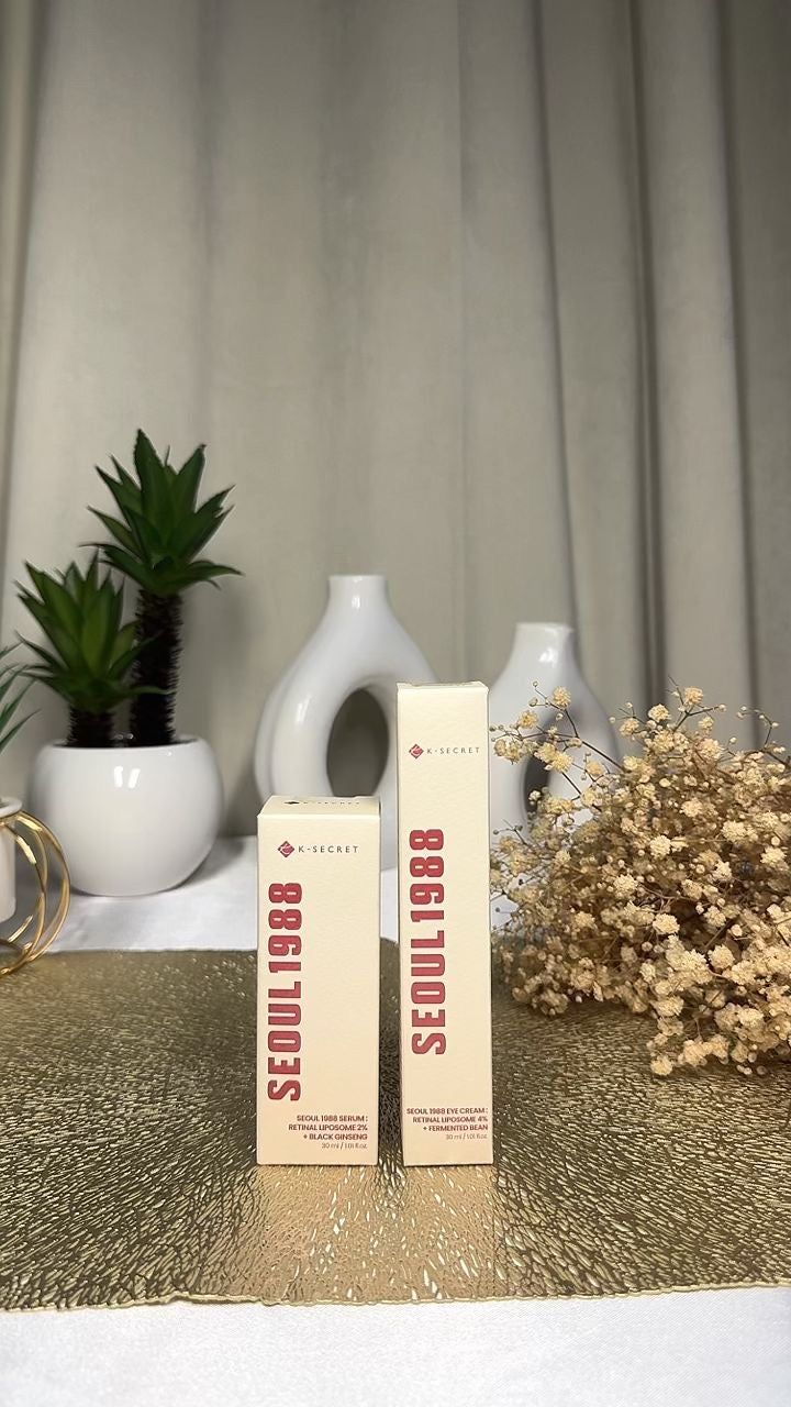 K-secret seoul1988 retinal serum + K-secret seoul1988 eye cream