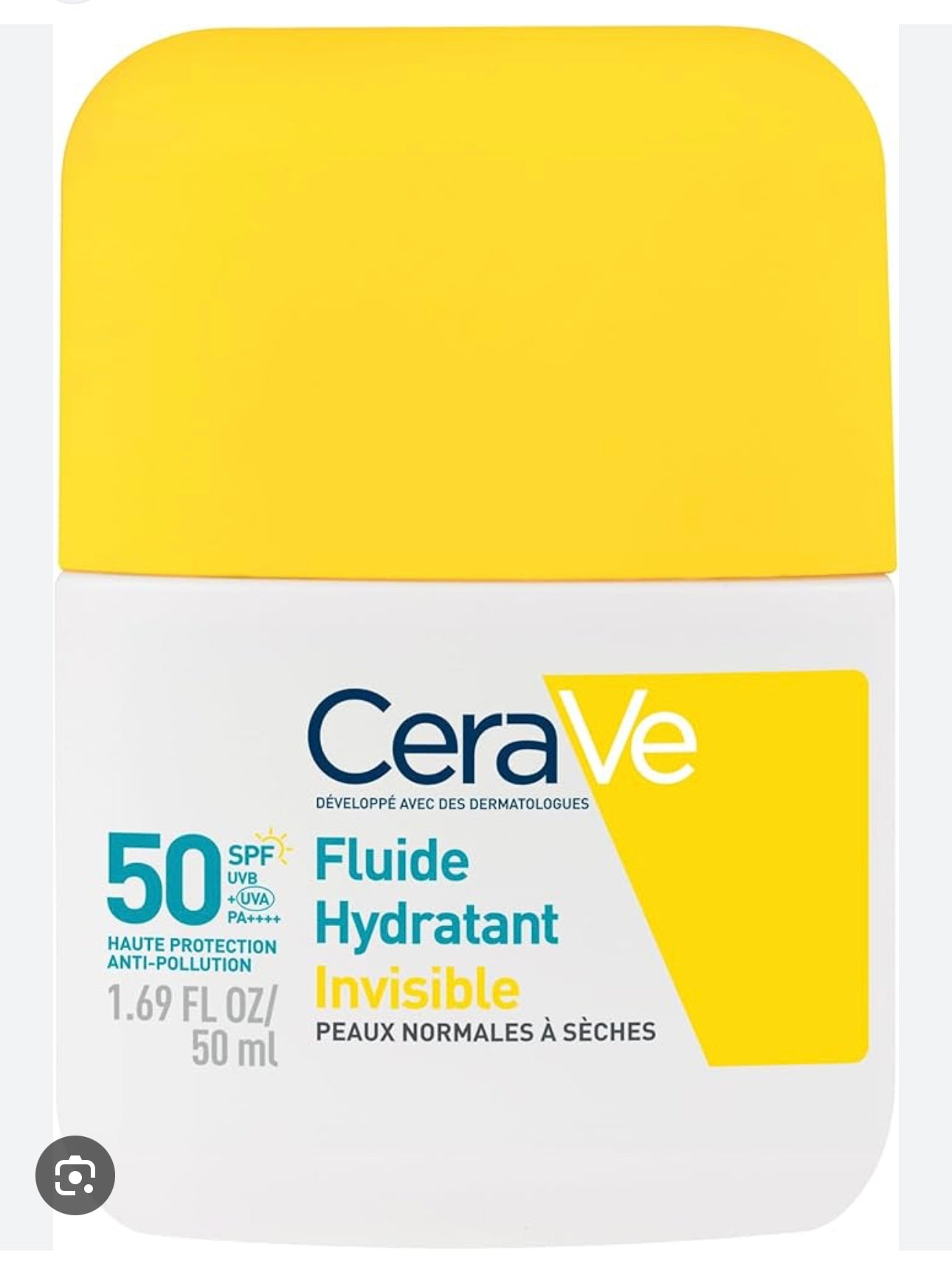 Cerave fluid hydratant invisible dry touch sunscreen