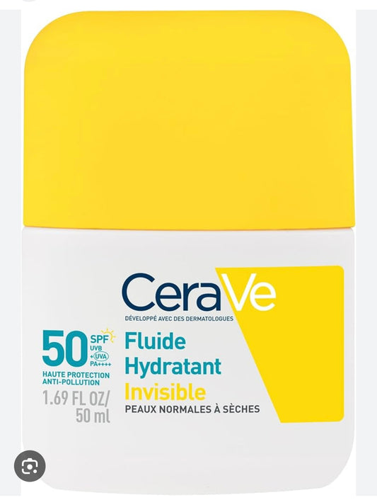 Cerave fluid hydratant invisible dry touch sunscreen