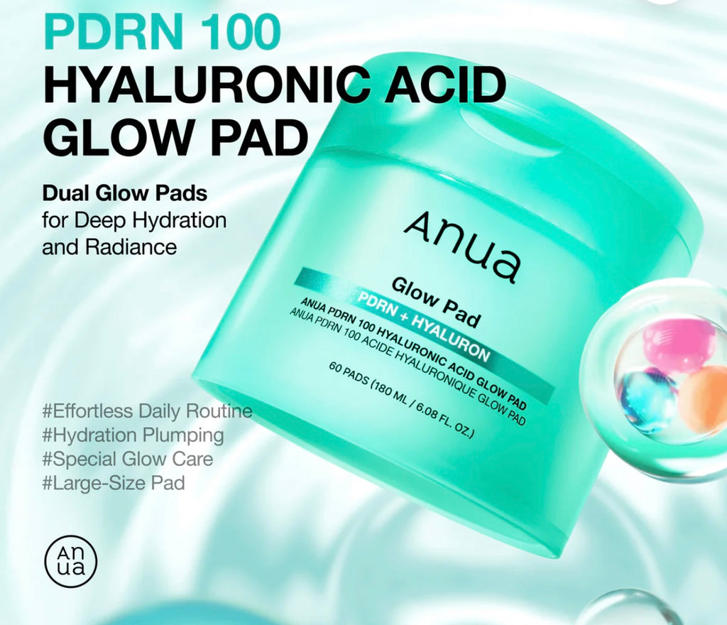 Anua - PDRN 100 Hyaluronic Acid Glow Pad (60Pads)