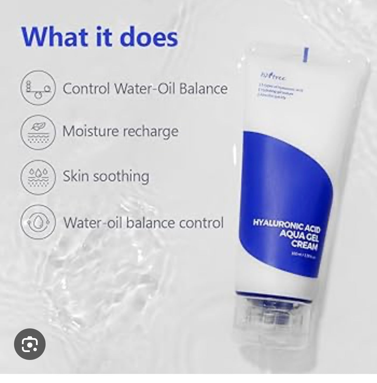 Isntree - Hyaluronic Acid Aqua Gel Cream 100ml