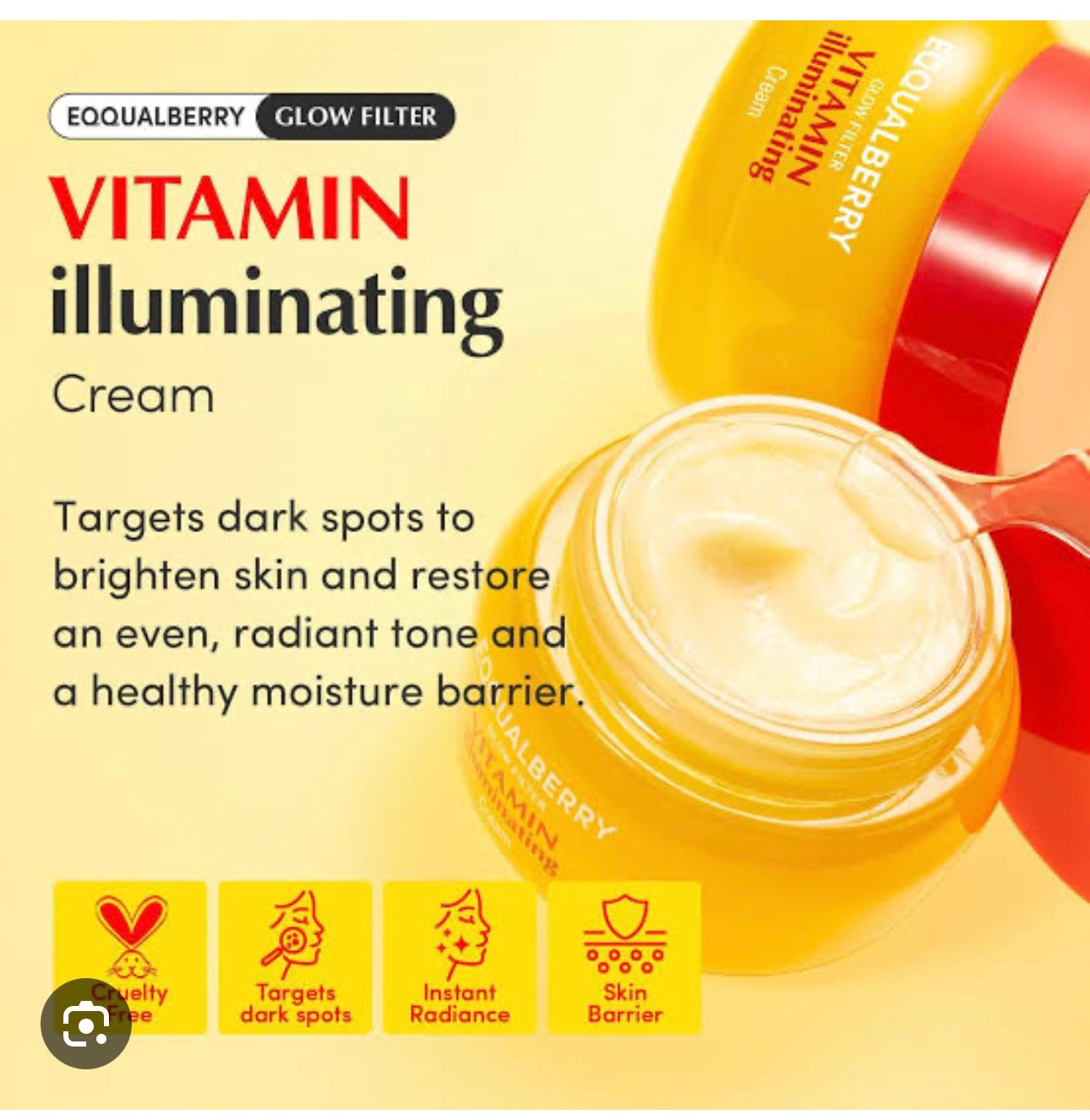 EQQUALBERRY - Vitamin Illuminating Cream 50ml