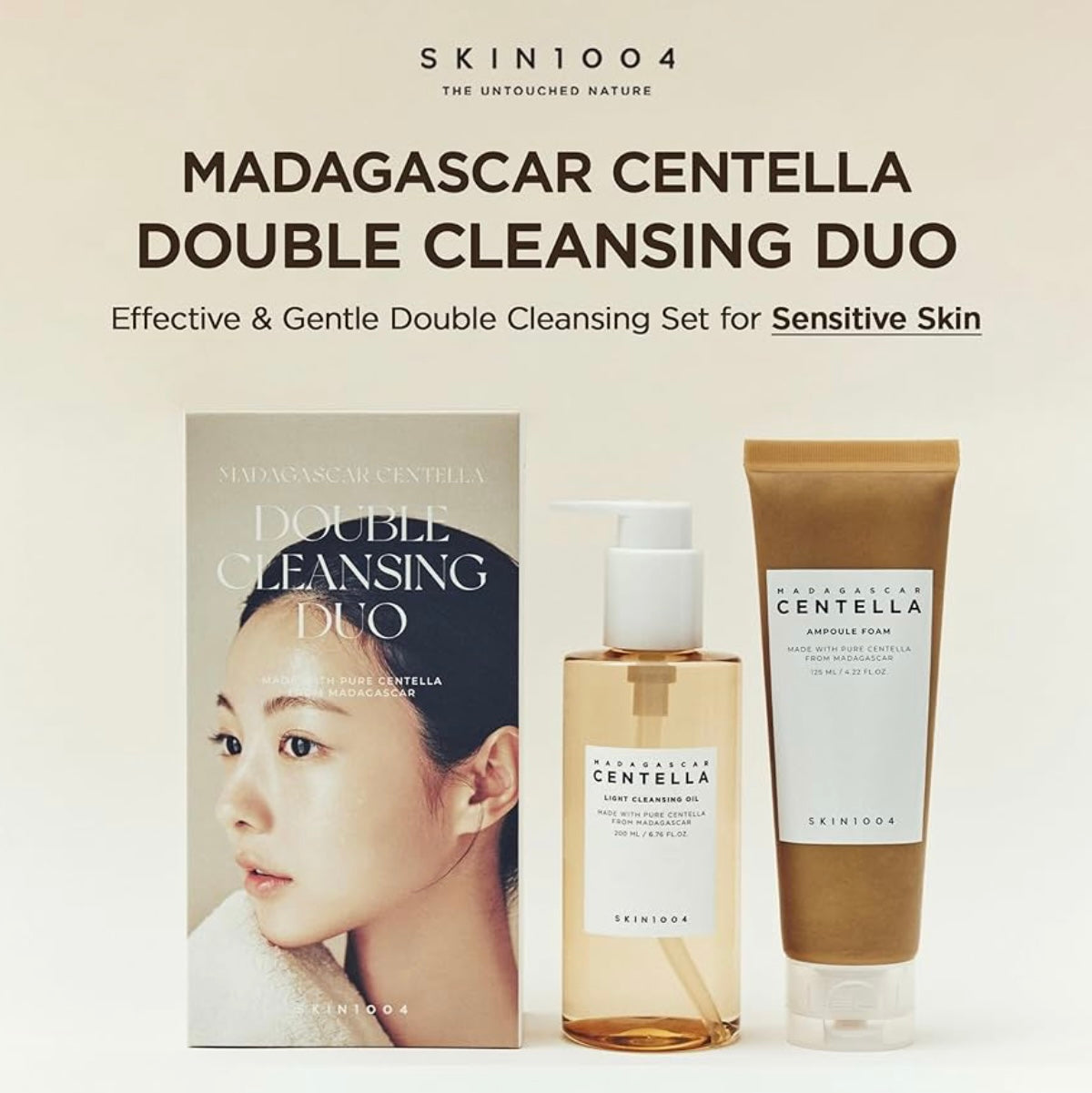 SKIN 1004 - Madagascar Centella Double Cleansing Duo Set